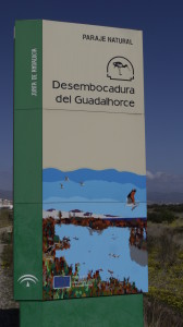 Entrance to the Rio Guadalhorce