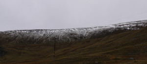 snow on hills find valley